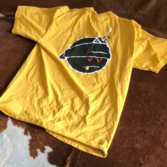THE HUNDREDS BADAM BOMB GOLD TSHIRT SIZE MEDIUM - Picture 2 of 2